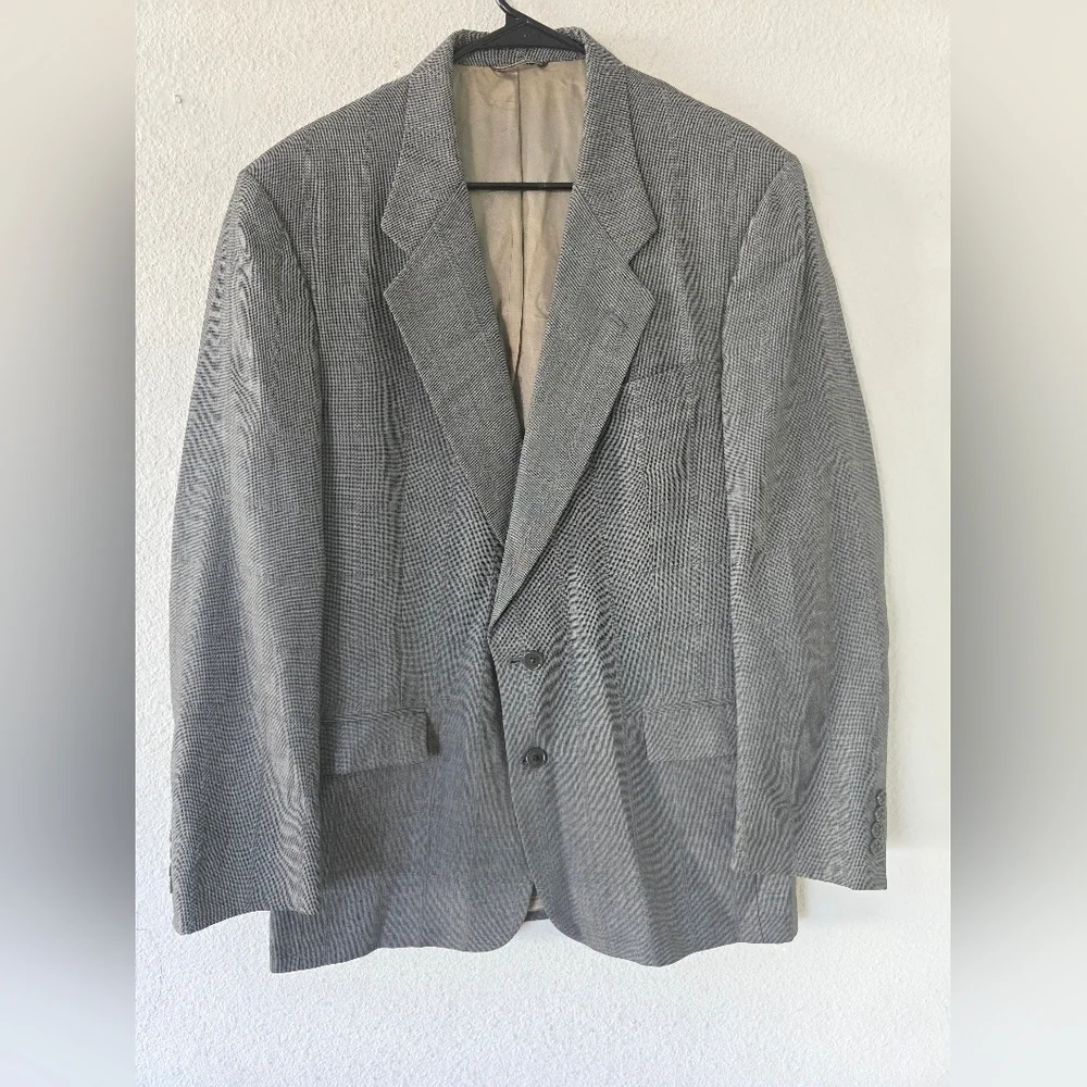 Christian Dior Monsieur Blazer Sports Coat Men Sz 43L Gray 2Button USA Exellent